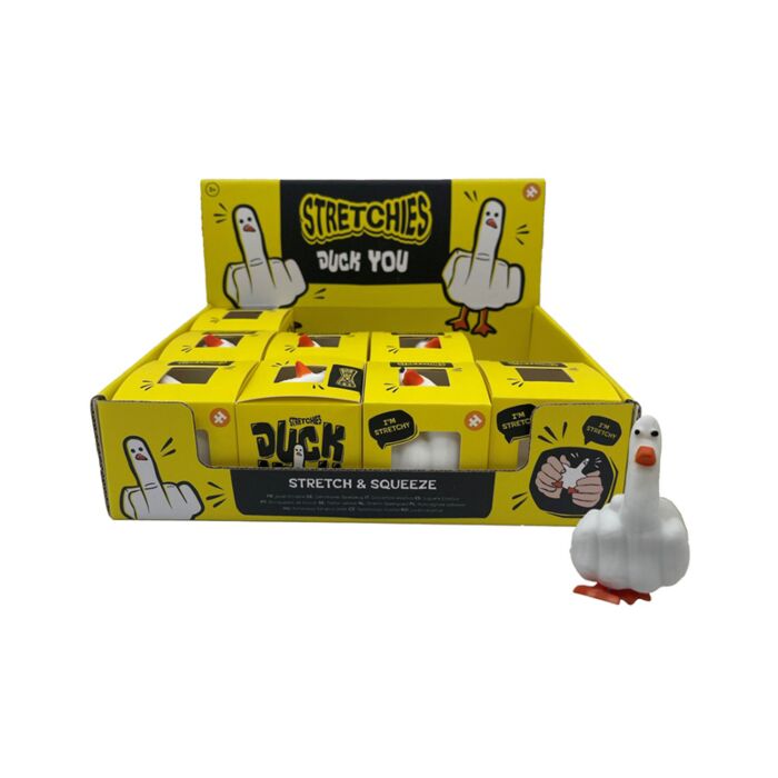 Natahovací hračka -antistres - Duck You - Kachnička