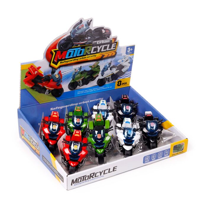 Autíčko - Natahovací - Motorka