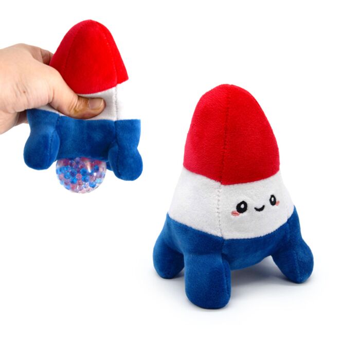 Plyšová mačkací hračka antistres - Queasy Squeezies -  Je t'aime Paris - Paříž