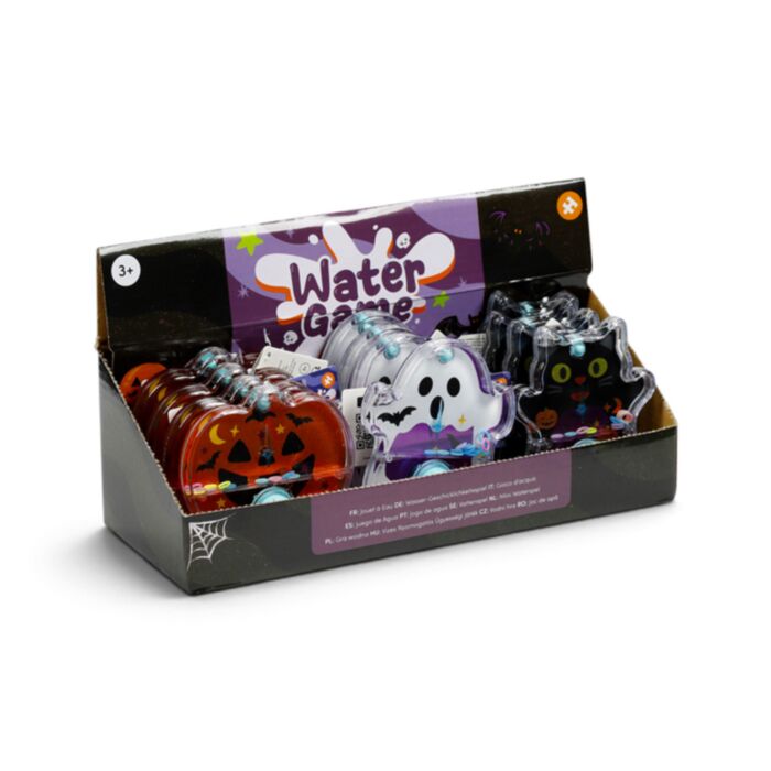 Vodní hra - puzzle - Spooky - Kočka, strašidýlko, dýně