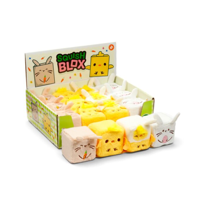 Plyšová mačkací hračka - paměťová pěna - Squish Blox - Springtime - Jaro