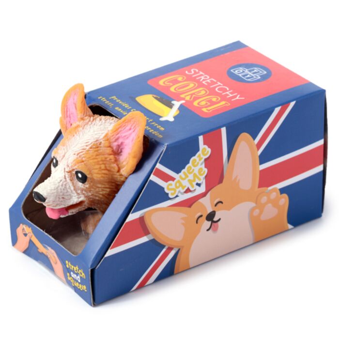 Natahovací hračka - antistres - Pes Corgi