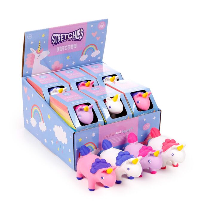 Natahovací hračka - antistres -Jednorožec