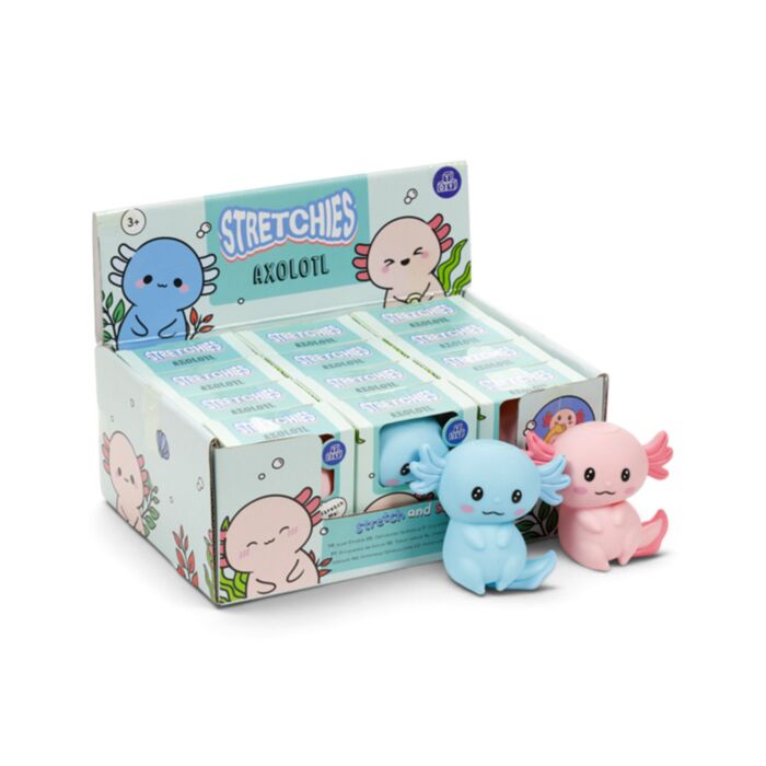 Antistresová hračka Squezzy - sladový cukr - Axolotl