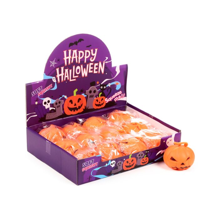 Mačkací hračka Squeezy - Spooky - antistres Strašidýlko Dýně