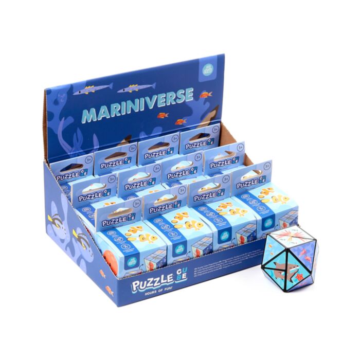 Puzzle Cube-Hlavolam-kostka -hračka-Mariniverse -Moře