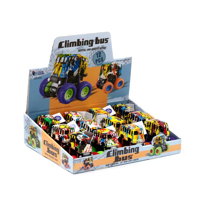 Autíčko - kaskadér - Graffiti autobus - Push/Pull