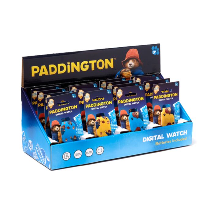 Digitální silikonové hodinky - Paddington Bear- medvídek