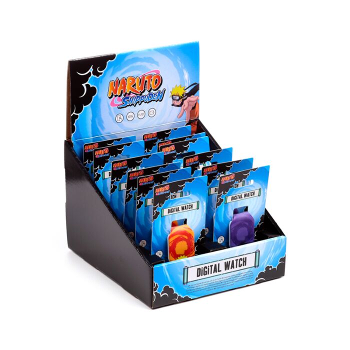 Digitální silikonové hodinky - Naruto