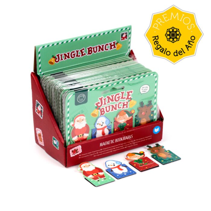 Záložka do knihy - magnetická - sada - Vánoční - Jingle Bunch