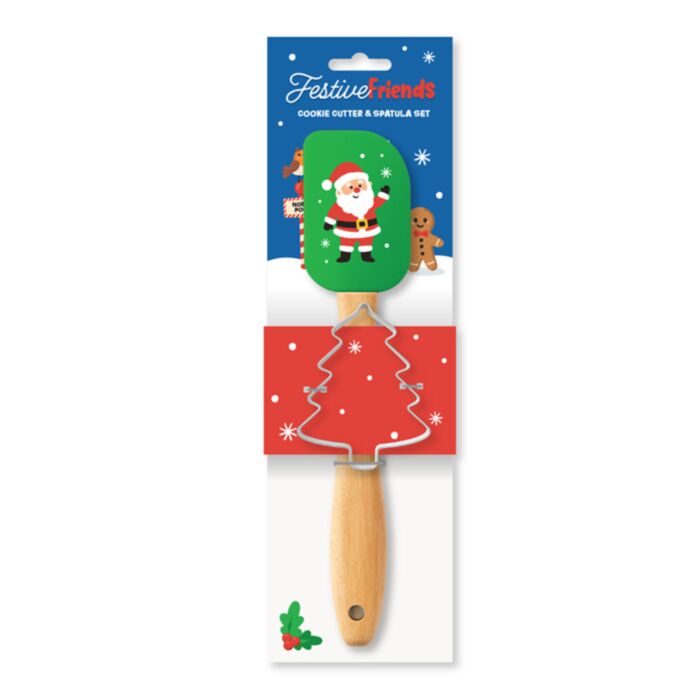 Vykrajovátko na cukrový  a stěrka - vánoční - Festive Friends 