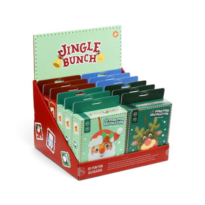 Dekorace - DIY - vánoční - ozdoba - pom pom - Jingle Bunch 