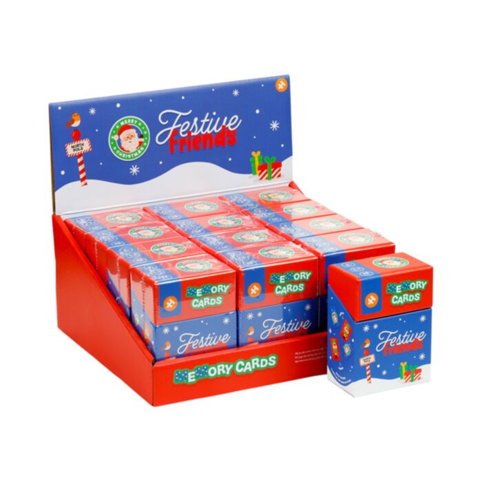 Paměťové karty - Pexeso - dětské - vánoční - Festive Friends 