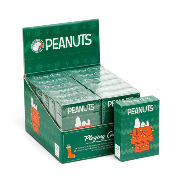 Karetní hra - standardní balíček - vánoční - Peanuts Snoopy & Woodstock