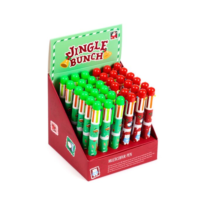 Vícebarevná propiska (6 barev) - Vánoční - Jingle Bunch