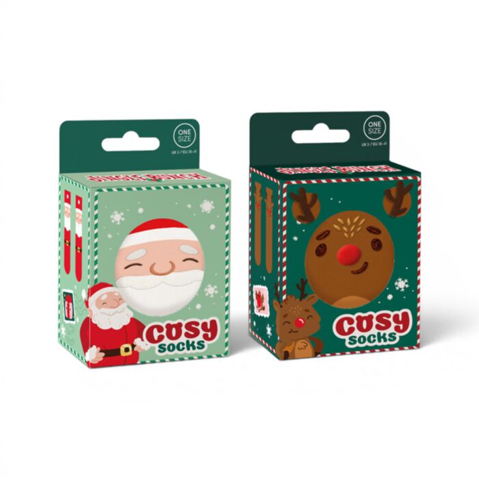 Ponožky - huňaté - vánoční - Jingle Bunch