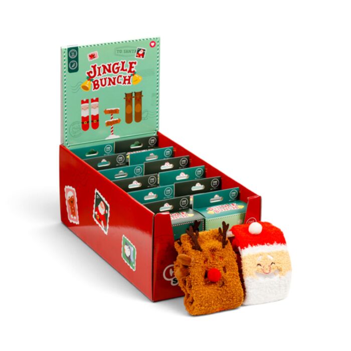 Ponožky - huňaté - vánoční - Jingle Bunch