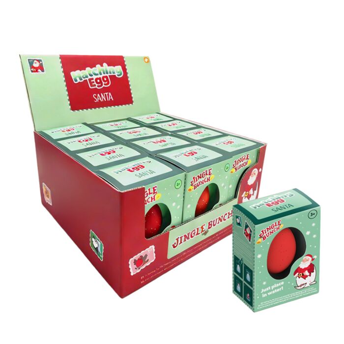 Rostoucí hračka Vajíčko - vánoční - Jingle Bunch - Santa