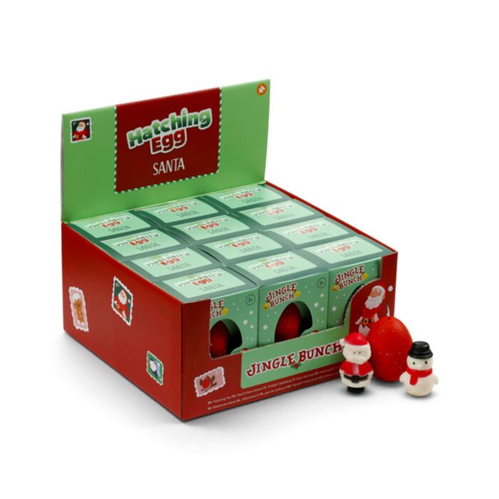 Rostoucí hračka Vajíčko - vánoční - Jingle Bunch - Santa