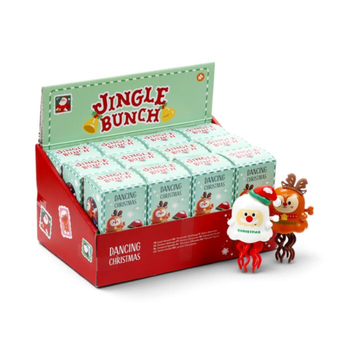 Hračka - natahovací - tančící - vánoční - Jingle Bunch