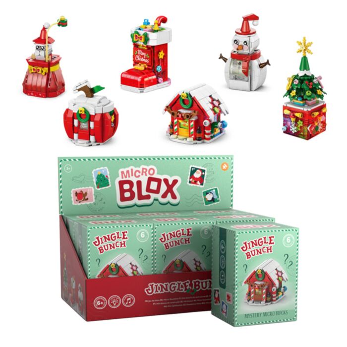 Stavebnice Mikro - vánoční - blind box - Jingle Bunch - Stromeček 