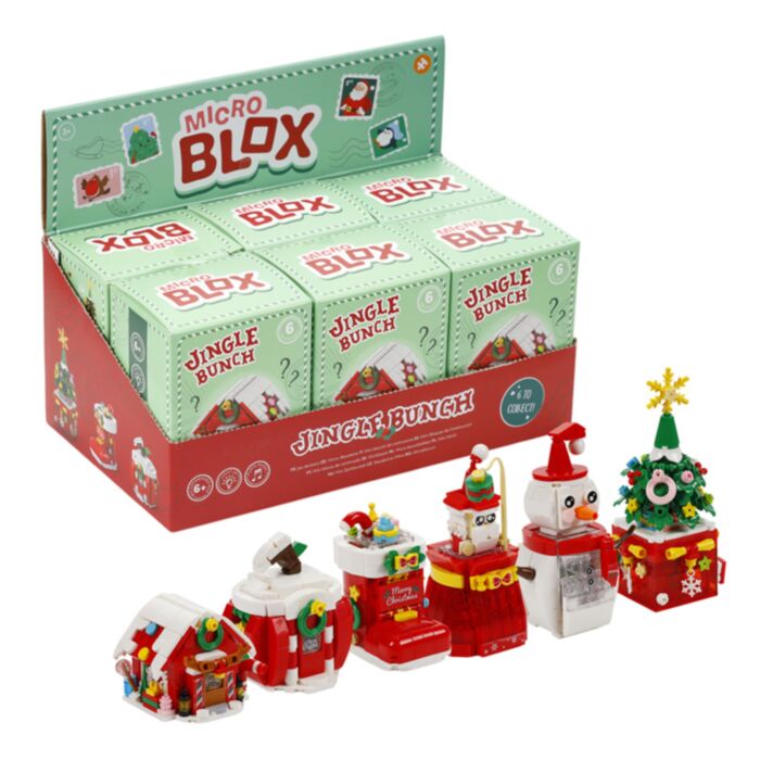 Stavebnice Mikro - vánoční - blind box - Jingle Bunch - Stromeček