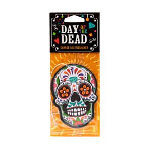 Osvěžovač vzduchu - Day of the Dead - Lebka Mexiko - Pomeranč