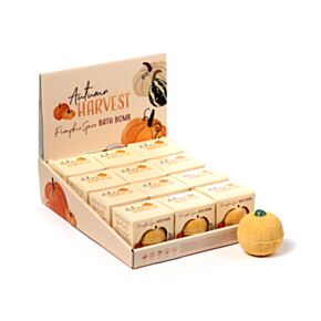 Koupelová bomba - tvarovaná - dárková krabička - Dýně -  Autumn Harvest