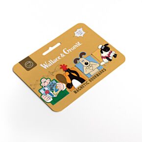 Záložka do knihy - magnetická - sada - Wallace & Gromit 