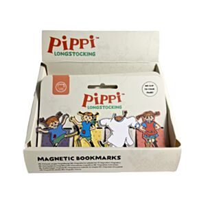 Záložka do knihy - magnetická - sada - Pippi Longstocking - Pipi Dlouhá punčocha