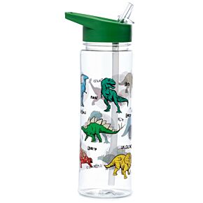 Nerozbitná plastová láhev s brčkem 550ml - Dinosaurus Nerozbitná plastová láhev s brčkem 550ml - Dinosaurus