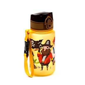 Nerozbitná plastová dětská láhev s víčkem 350ml -Pirát Jolly Rogers Nerozbitná plastová dětská láhev s víčkem 350ml -Pirát Jolly Rogers