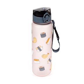 Nerozbitná plastová láhev s víčkem 600ml - Kočka Pusheen - Sushi Club 