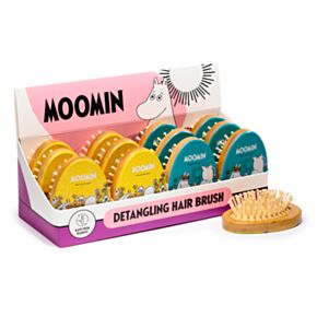 Bambusový kartáč na vlasy  Moomin - Mumínek