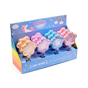 Kartáč na vlasy - glitter - Unicorn Magic - Jednorožec