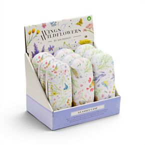 Pouzdro na brýle - Jan Pashley Wings & Wildflowers - Ptáček a květina