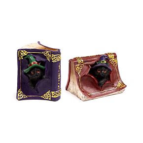 Dekorace - soška - Kočka - Čarodějnice - Zlomyslná zaklínadla