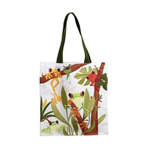 Látková taška -Tropical frogs - Žába