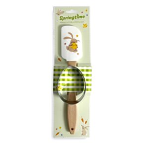Vykrajovátko na cukrový  a stěrka - Springtime - Králík Bunny a vajíčko