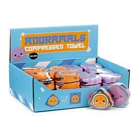 Stlačený cestovní ručník - Adoramals Mořský svět Stlačený cestovní ručník - Adoramals Mořský svět
