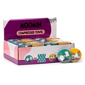 Stlačený cestovní ručník - Moomin - Mumínek