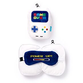Cestovní polštář a maska na oči Relaxeazzz -"Game Over" Cestovní polštář a maska na oči Relaxeazzz -"Game Over"