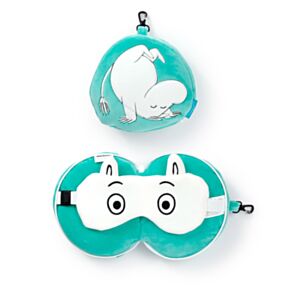 Cestovní polštář a maska na oči Relaxeazzz - Moomin-Mumínek