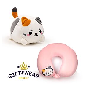 Cestovní polštář a hračka Swapseazzz -plyšový-Adoramals-zvířátka- kočka Cestovní polštář a hračka Swapseazzz -plyšový-Adoramals-zvířátka- kočka