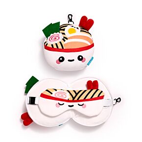 Cestovní polštář a maska na oči Relaxeazzz Foodiemals - Ramen Bowl Nori Cestovní polštář a maska na oči Relaxeazzz Foodiemals - Ramen Bowl Nori