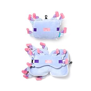 Cestovní polštář a maska na oči Relaxeazzz - Minecraft  Axolotl 