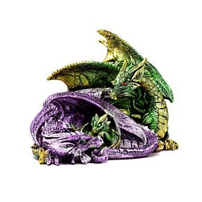 Dekorace - soška - Magický sen -Drak -rodina