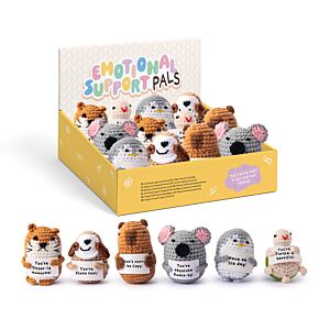 Emoční postavička - háčkovaná - Zvířátka Mix 1