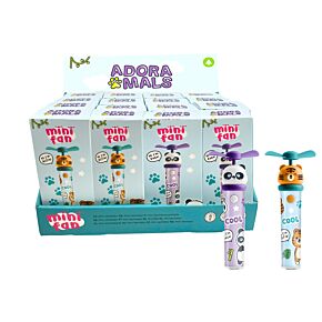 Dětský větráček - mini - USB - Adoramals - Zvířátka-Tygr a panda