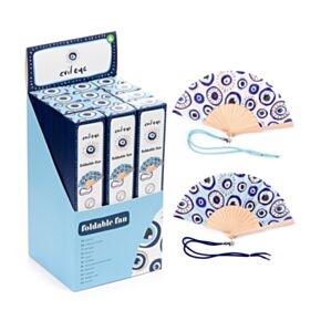 Skládací vějíř - Evil eye - Boží oko - talisman